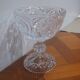 Large Bohemian Crystal Cup