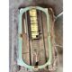 Italian Mirror in Green Water Torchon Torciglione Murano Glass by Simoeng