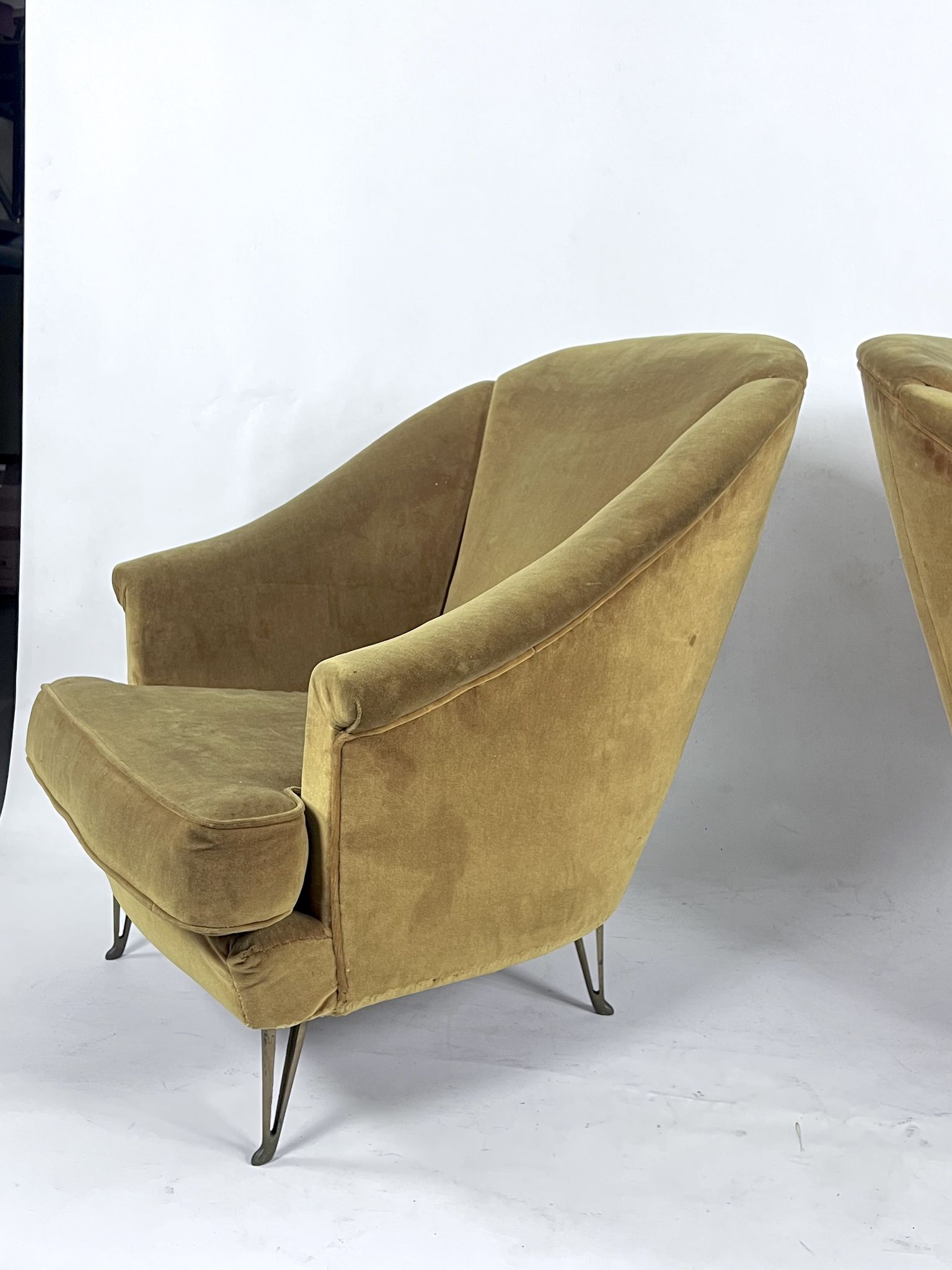Isa Bergamo, armchairs, Italy 1950s