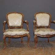 Pair of armchairs Louis XV