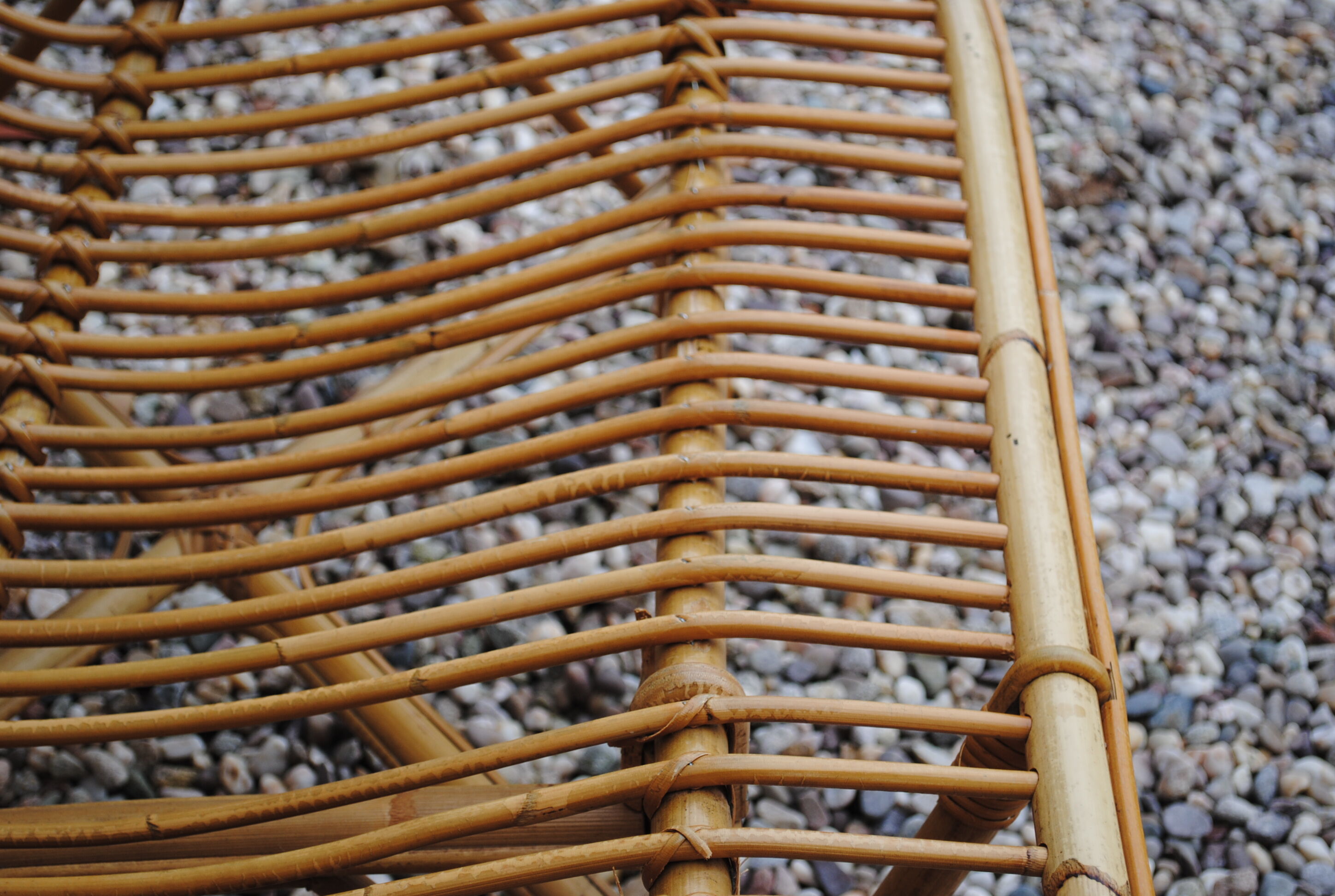 Seat rattan 60s vintage