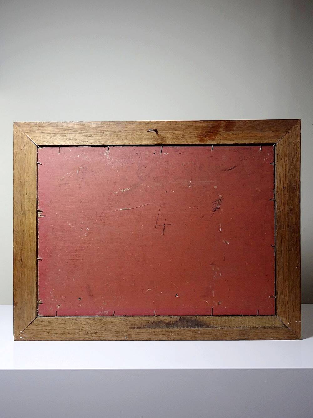 Large seascape cliffs oil on panel framed Paul RUBEN (1882-19