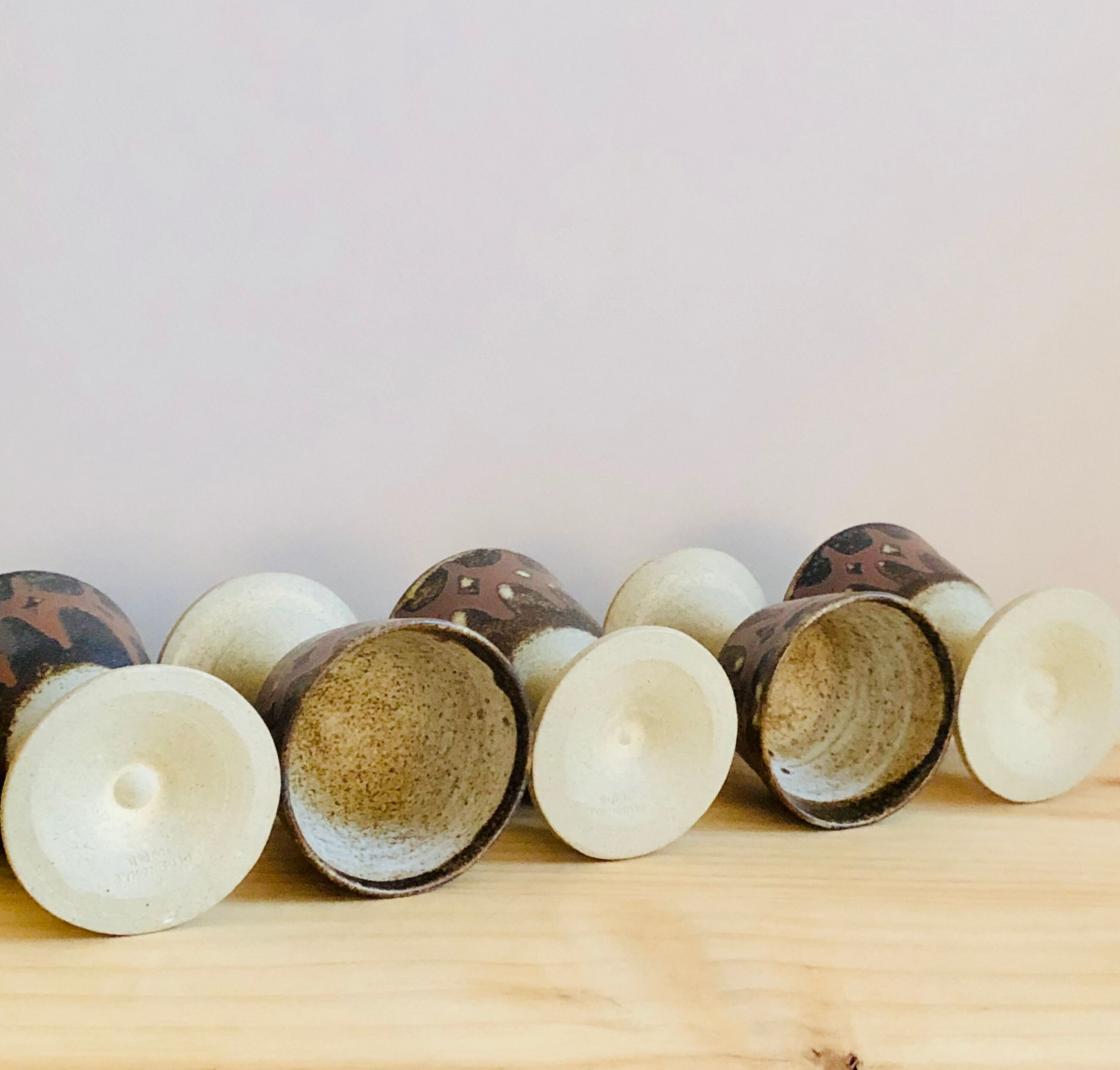 Set of 5 coffee cups mini mazagran