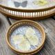 Bamboo tray and 6 coasters