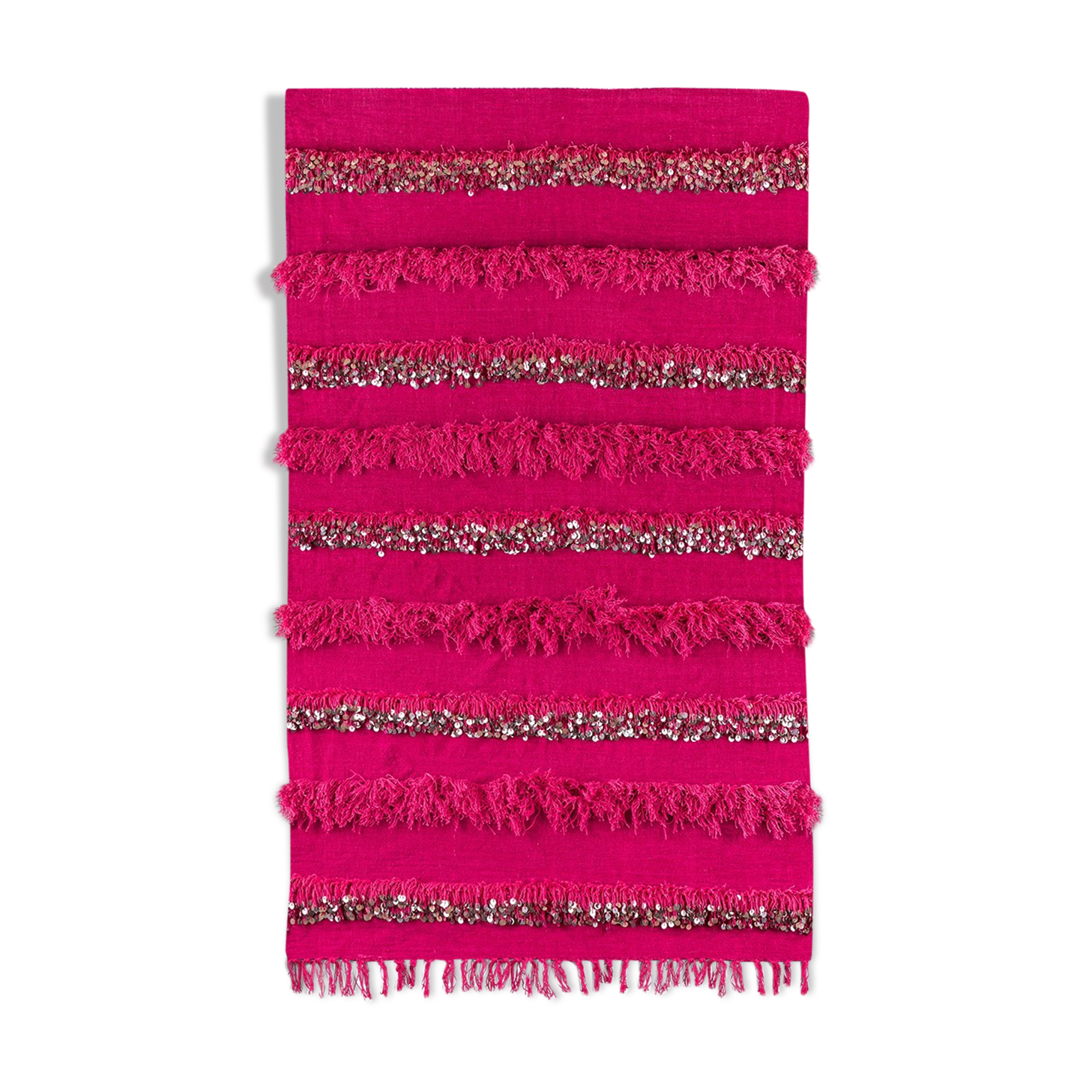 Handira berber rose in laine 184 x 112