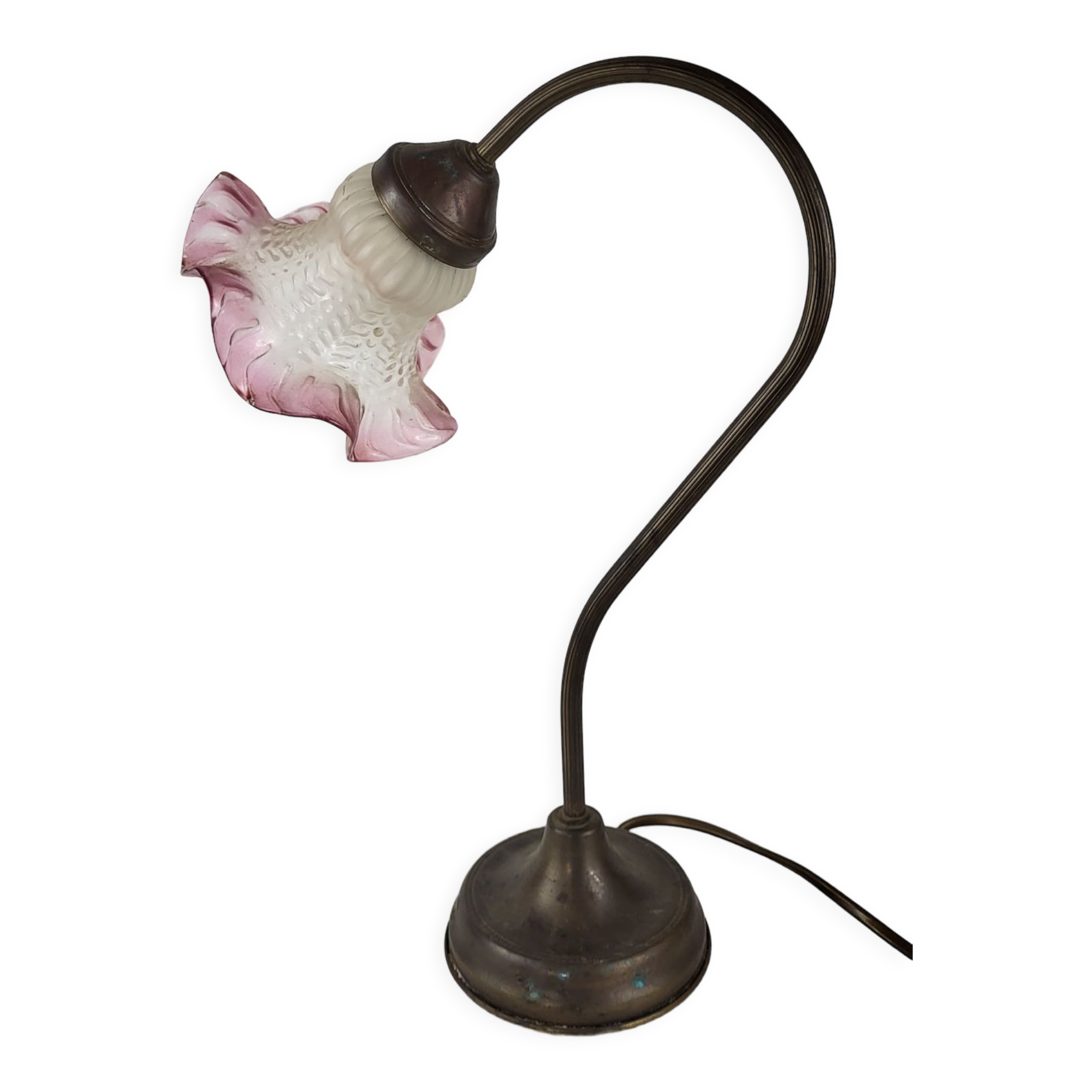 Gooseneck tulip lamp