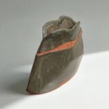 Sculptural vase in glazed stoneware – Odile Pichon – Vintage ceramics