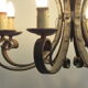 Lustre en fer forgé des années 40