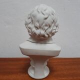 Bust Beethoven biscuit porcelain foot shower