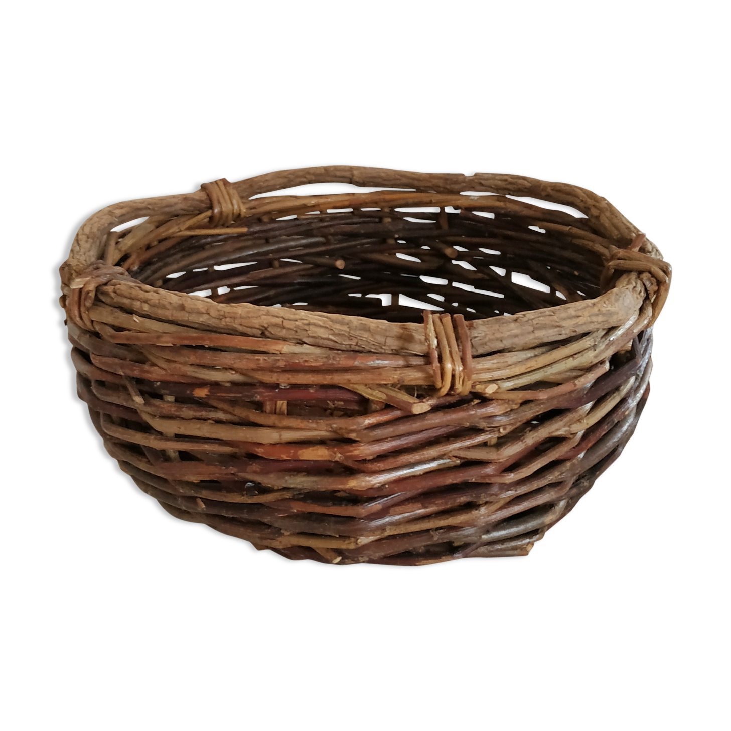 Old wooden basket