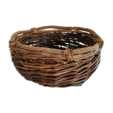 Old wooden basket