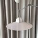 Vintage IKEA LYRIK Pendant Lamp | Soft Pink Perforated Metal | 1984 Scandin