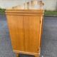 Buffet enfilade vintage art déco en marqueterie et bois massif 4 portes