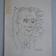 Picasso original lithograph 1959 Frédéric Joliot-Curie 38x28cm