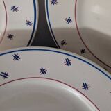 Assiettes K&G Lunéville Pierre années 30