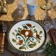 Set of 4 Argenteuil Boch Frères dinner plates