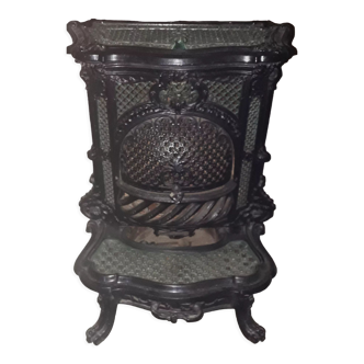 Mixed heating stove 19th century in Calais