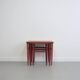 Tables gigognes en teck vintage x3