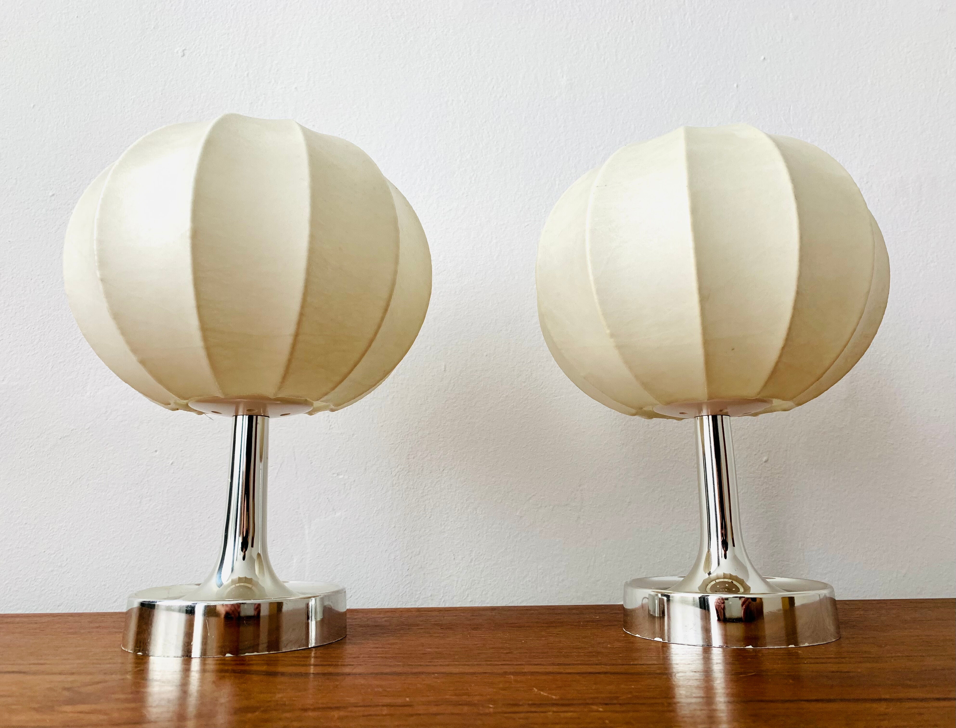 Set of 2 cocoon table lamps