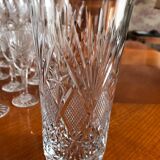 St Louis style crystal glasses, 71 glasses