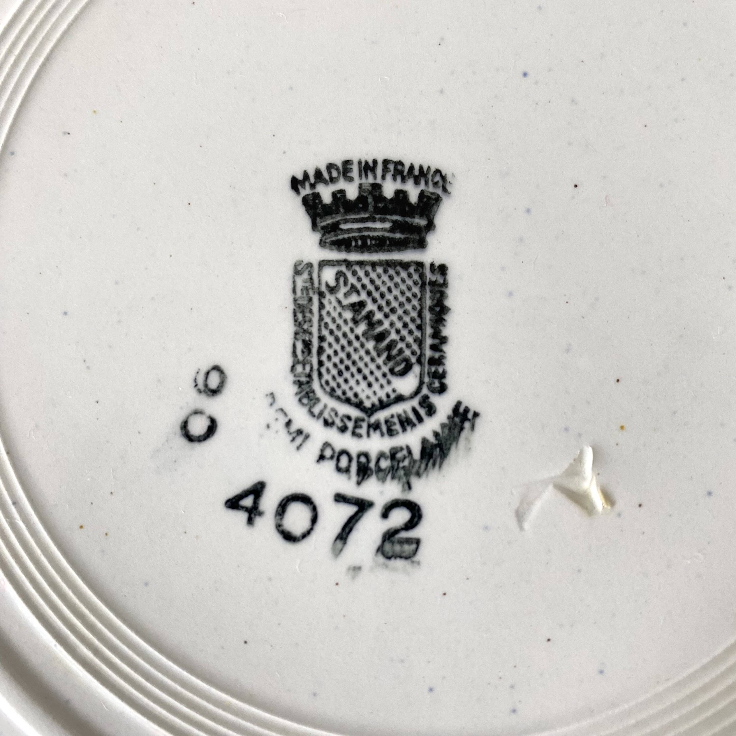 Old Amandinoise soup plates