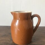 Set of 3 glazed stoneware jugs