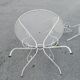Antique garden furniture in full metal iron