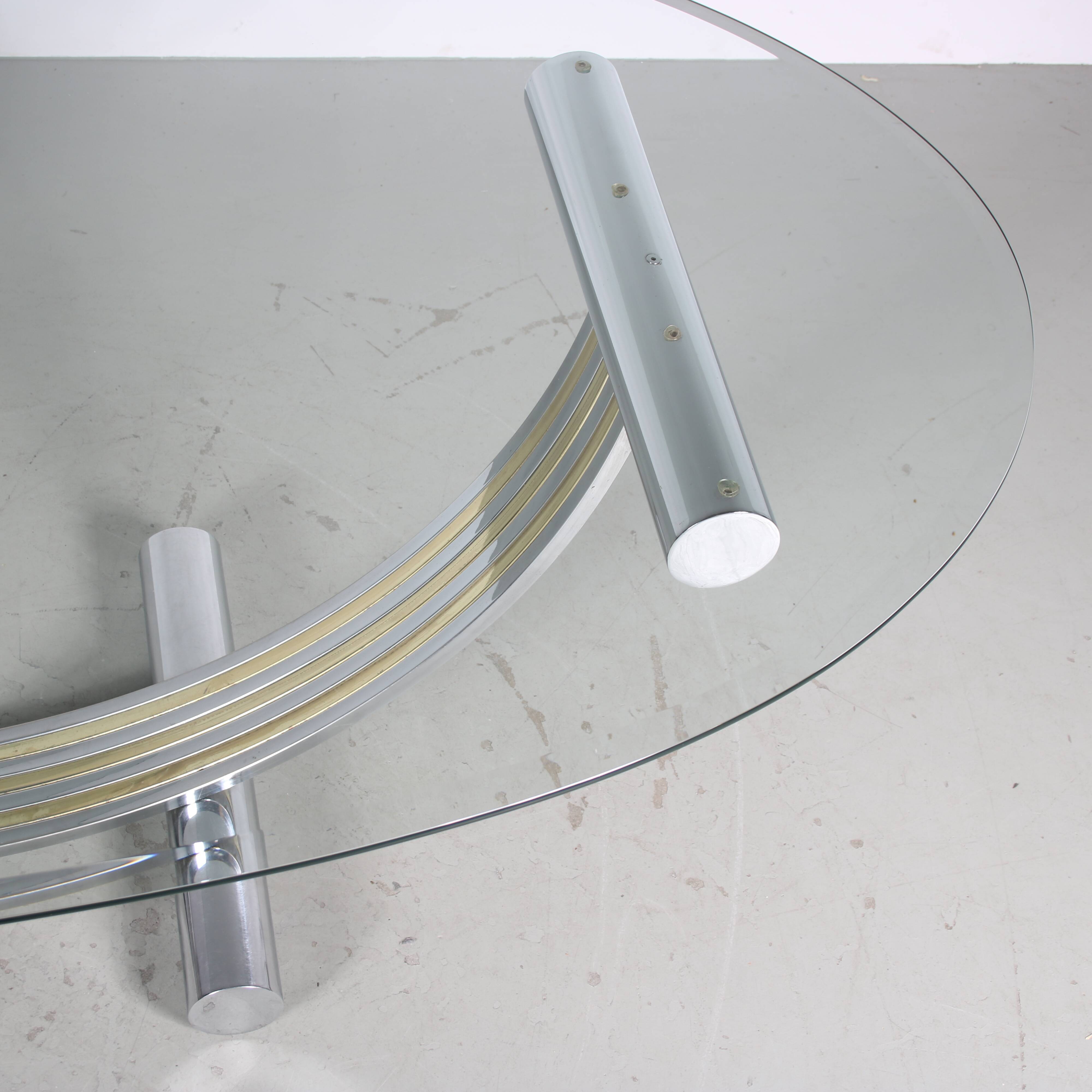 1970s Romeo Rega dining table from Italy