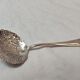 Scallop spoon, silver metal