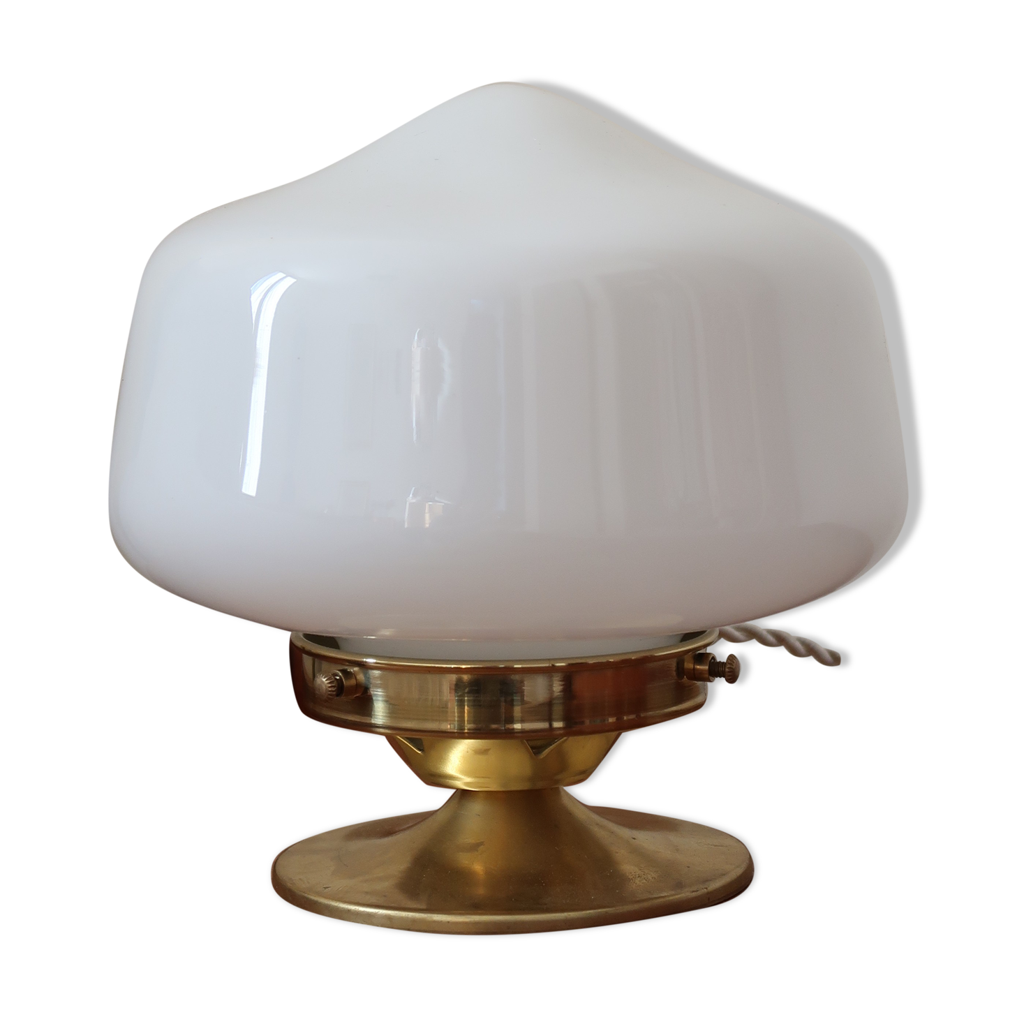 Opal globe installation lamp