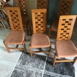 Chairs regain armorique solid elm