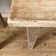 Paire de banc en bois chêne