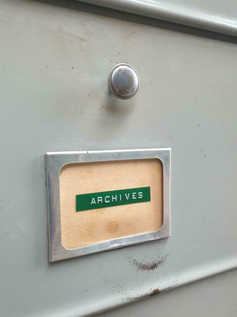 Old flap cupboard