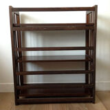 Wooden foldable shelf