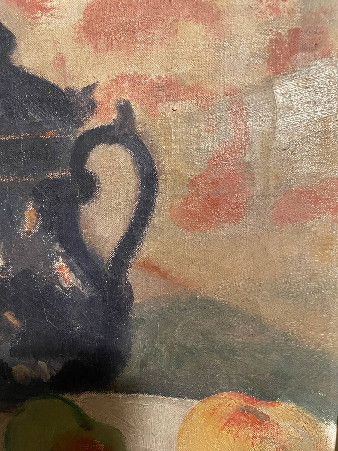 Still life with pears and apples, early 20th century