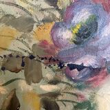 Tableau ancien bouquet classique