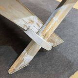 Workshop table in fir - carpenter's work from the 1970s-80s