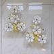 pair of floral wall lights from the 60s-70s