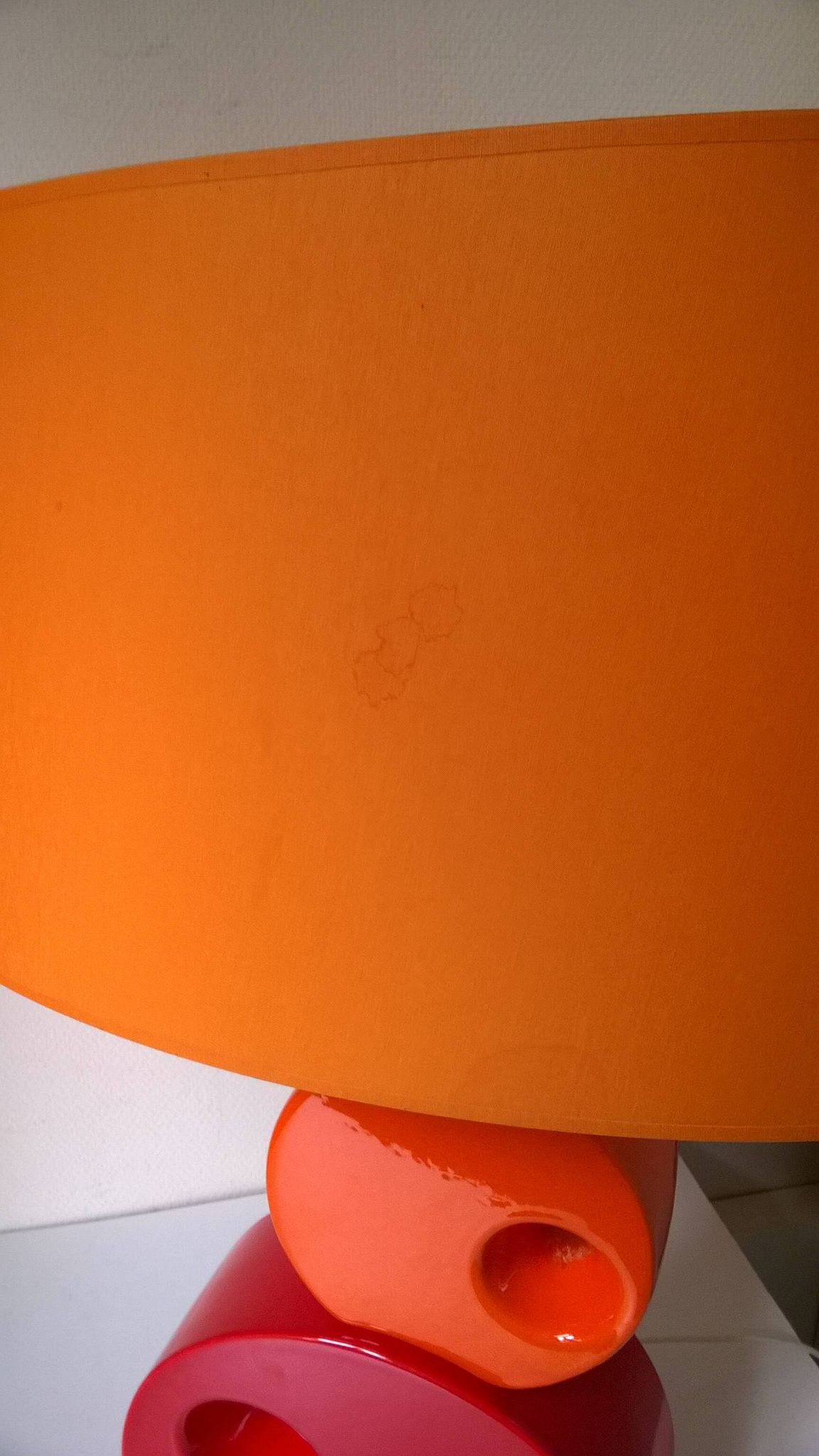 Lampe de table en céramique par Louis Drimmer, France 1980