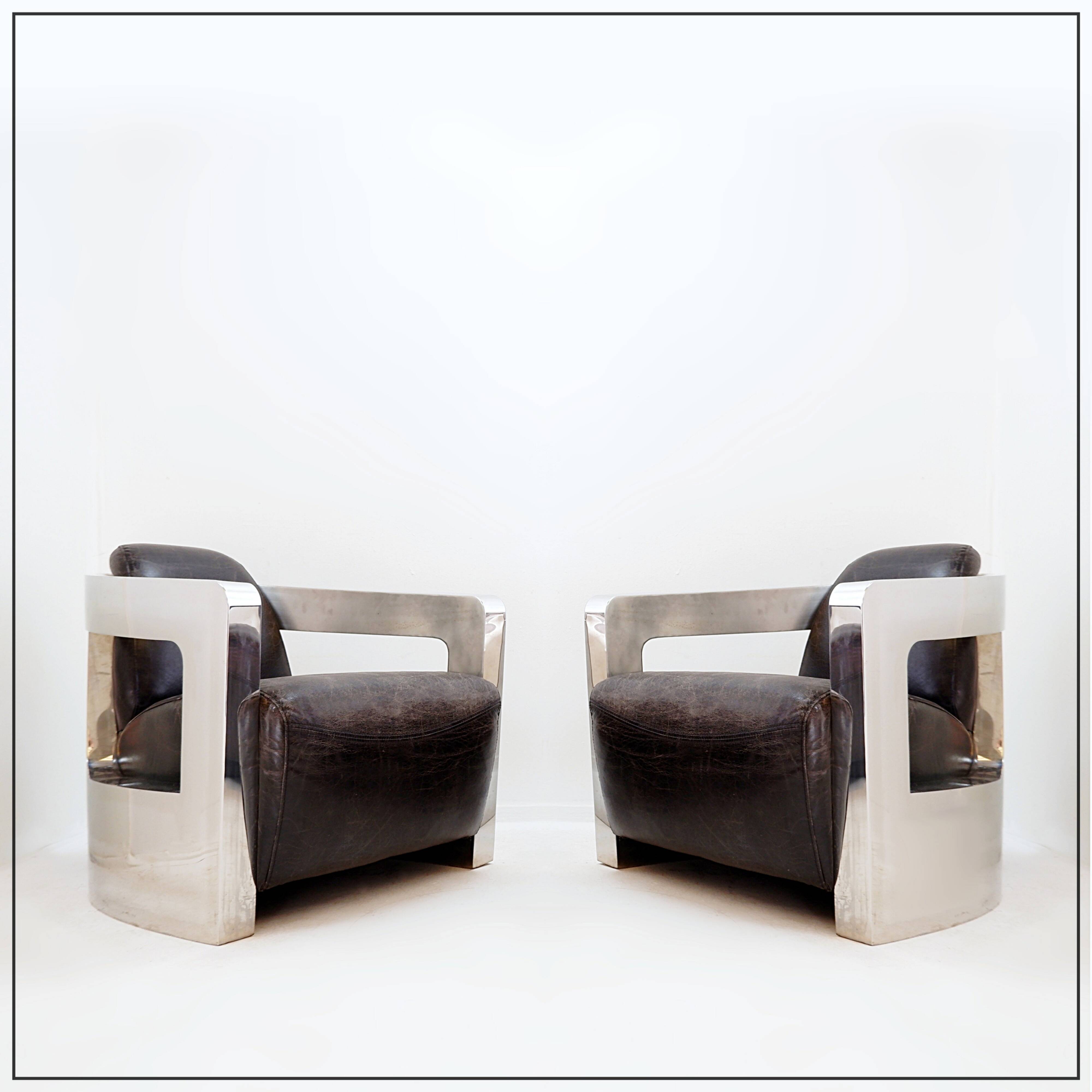 Paire de fauteuils "Mars" Timothy Oulton - 2009