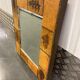 Ceramic wall mirror with herbarium decor circa 1960