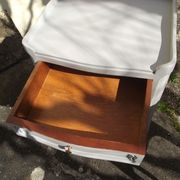 Pair of bedside tables in the style of Louis XV painted.