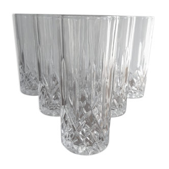 Set of 6 vintage water glasses
