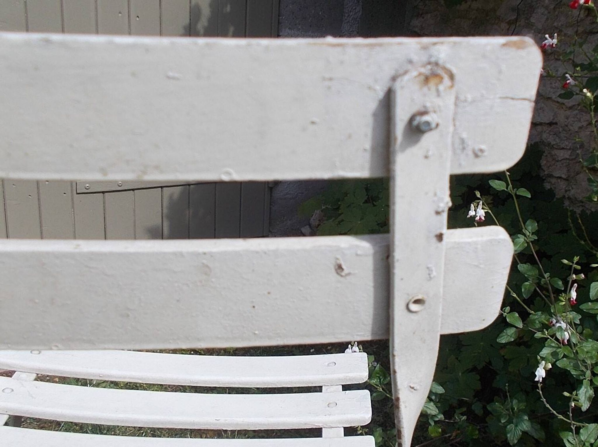 Set of 3 folding garden chairs