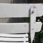 Set of 3 folding garden chairs