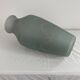 Large glass vase, Trait d'Union, gray-green tones, sandblasted vase decoration, elegant and chic