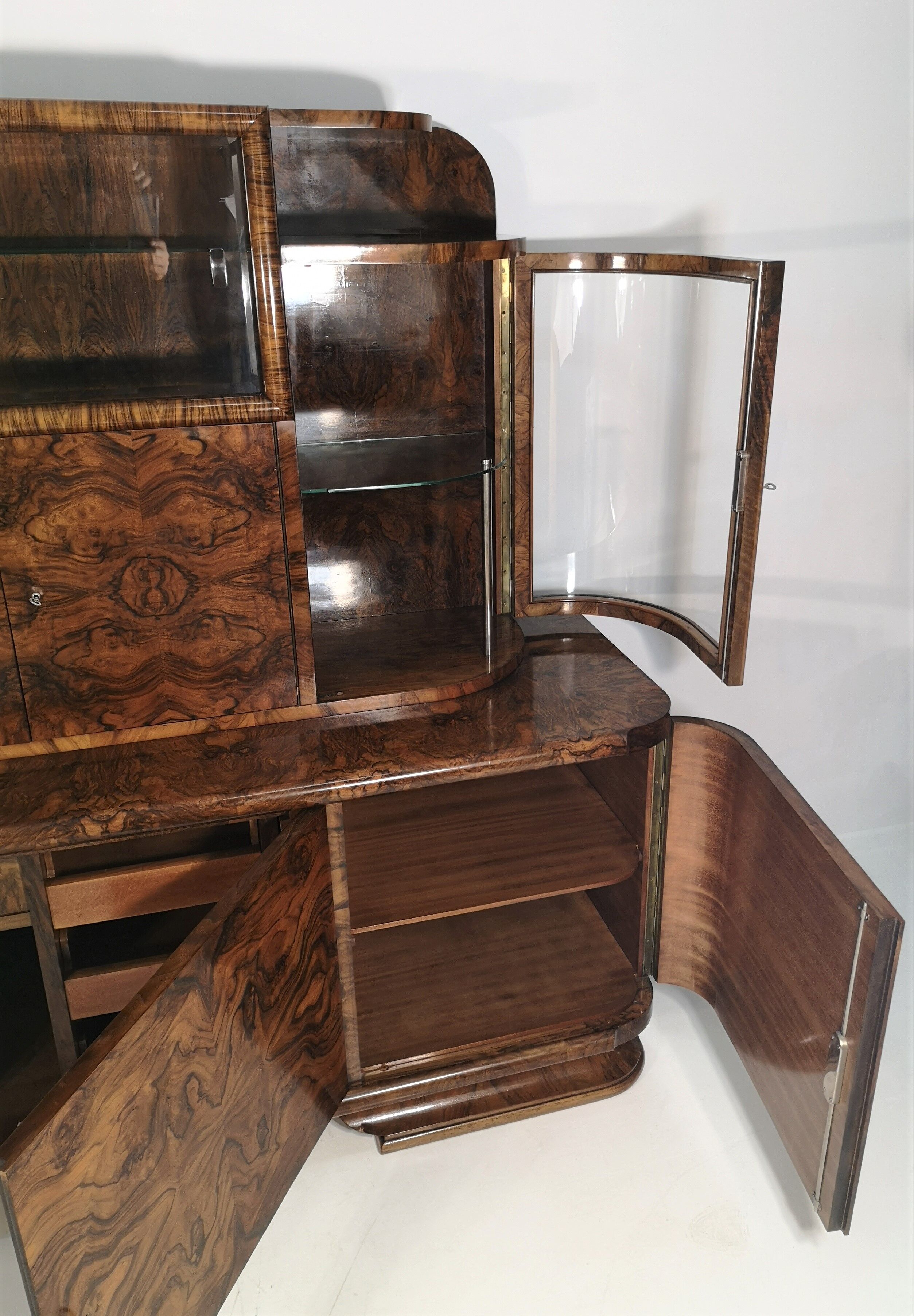 Art Deco Sideboard and Desk 2 in 1, 1940s
