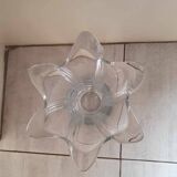 Large Crystal Vase Signed Bayel