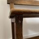 Solid oak school or church bench