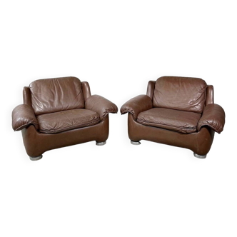 Pair of armchairs by polardesign, 1974